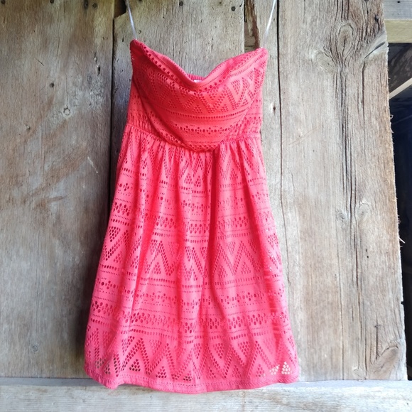 No Boundaries Strapless Dress, Pink, Ladies Medium - Picture 2 of 4